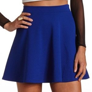 Royal Blue Skater Skirt Charlotte Russe